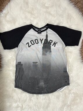 Zoo York Boys' Black & White Graphic T-shirt
